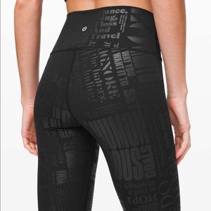 Wunder Under lululemon manifesto leggings